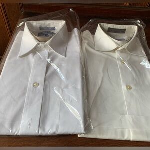 Bundle of 2 Men shirts, pre-owned, size 15-1/2 collar 32/33 sleeve